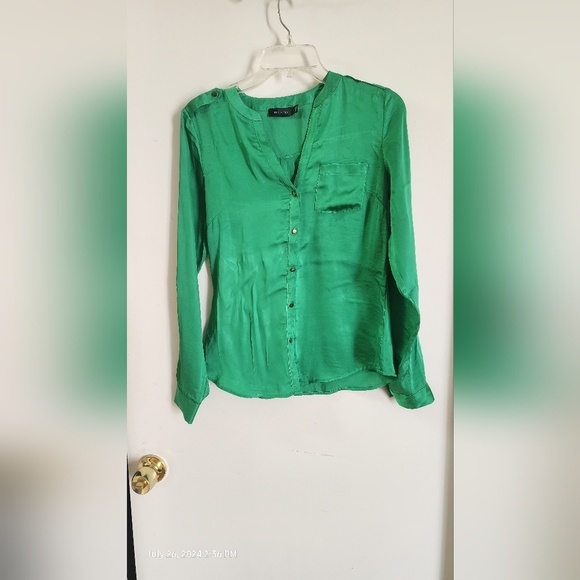 The Limited Tops - The limited satin long sleeves  xs